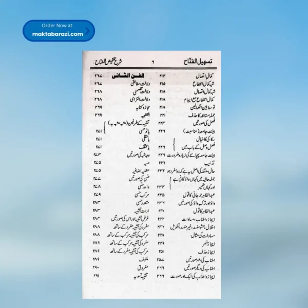 Tasheel ul Fatah Sharah Talkhees ul Miftah تسہیل الفتاح شرح اردو تلخیص المفتاح