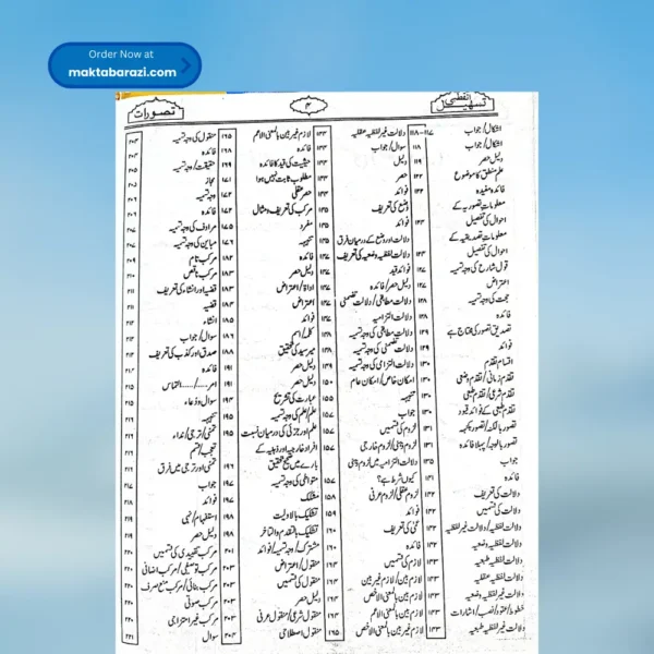 Tasheelul Qutbi تسہیل القطبی شرح اردو قبطی تصورات